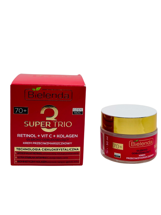 Creme Anti-Rugas - Bielenda Super Trio 70+