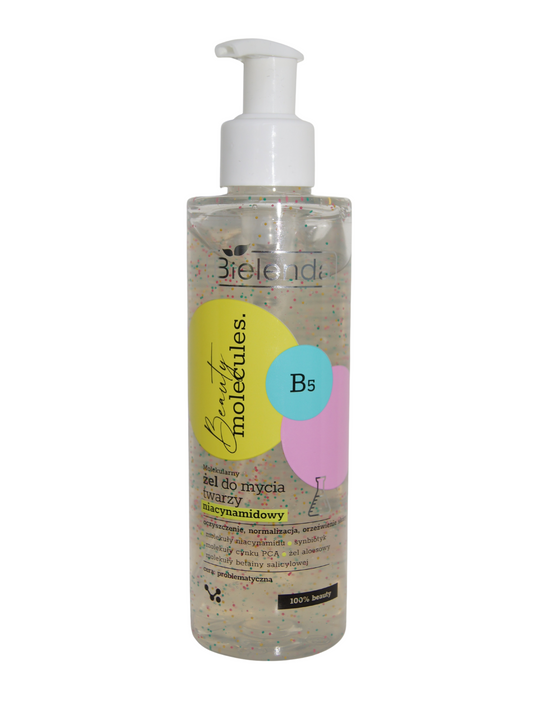 Gel de Limpeza Facial com Niacinamida – Bielenda Beauty Molecules B5