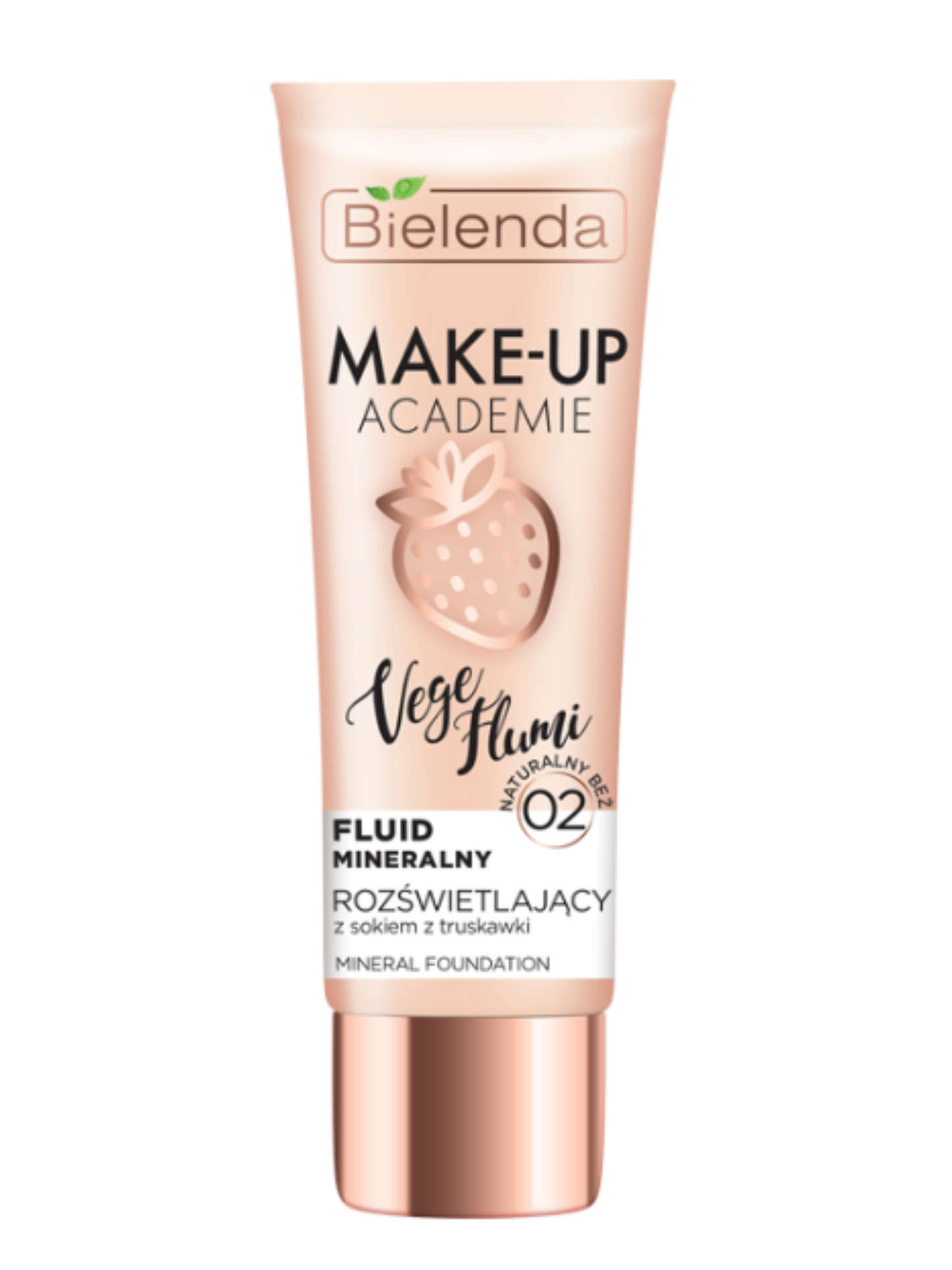 Base Iluminadora Mineral - Bielenda Make-Up Academie Vege Flumi 02
