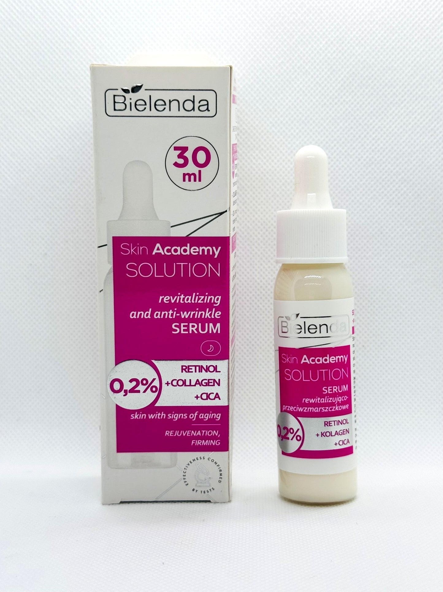 Sérum com Retinol 0,2% + Colagénio + CICA – Skin Academy
