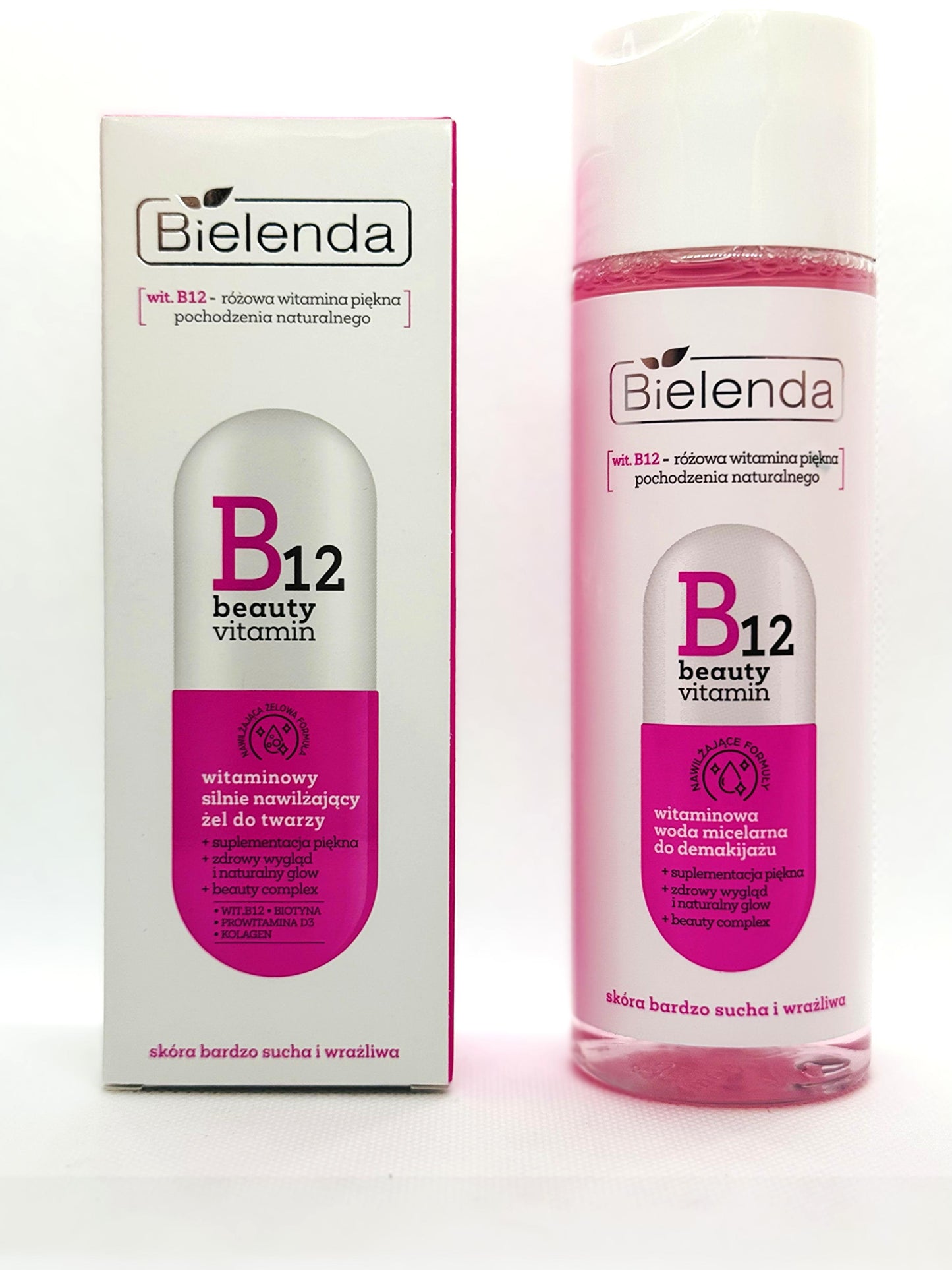 Conjunto Vitamínico Bielenda B12 – Água Micelar + Gel Hidratante