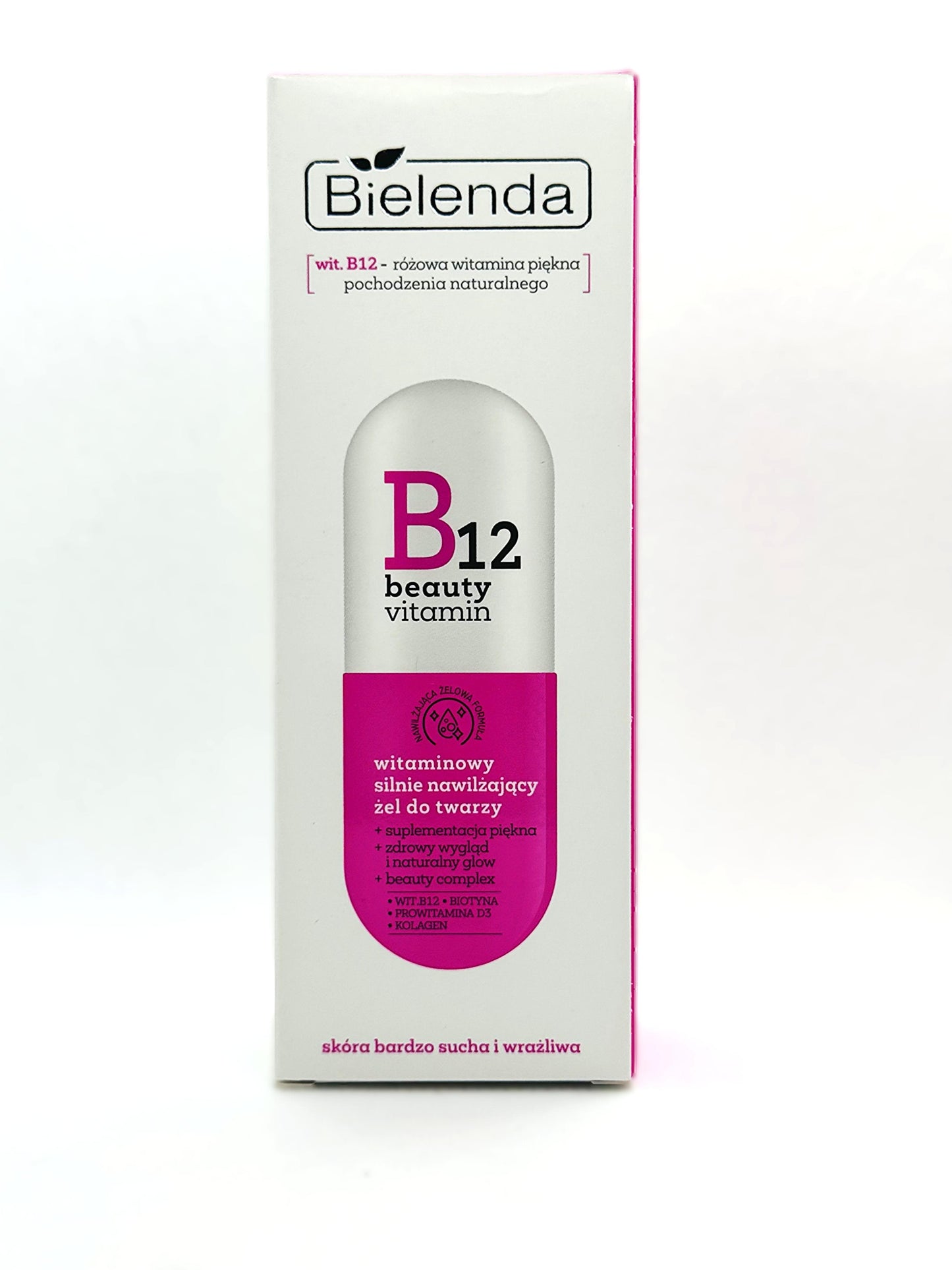 Gel Facial Intensamente Hidratante - Bielenda B12 Beauty Vitamin