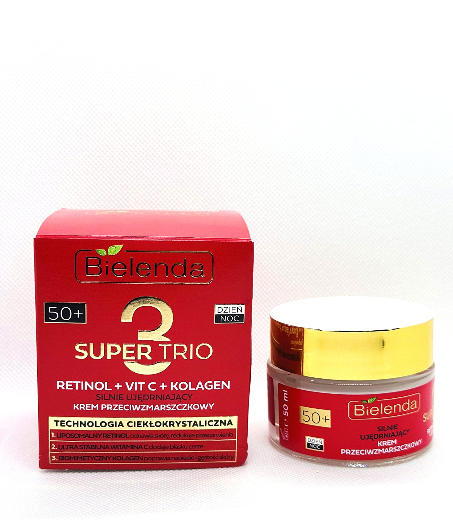Creme Anti-Rugas - Bielenda Super Trio 50+
